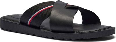 Klapki męskie na lato Tommy Hilfiger ze sklepu: Gomez Fashion Store w kategorii: Klapki męskie - zdjęcie 874714-BD9-10338_TH252M000090D12