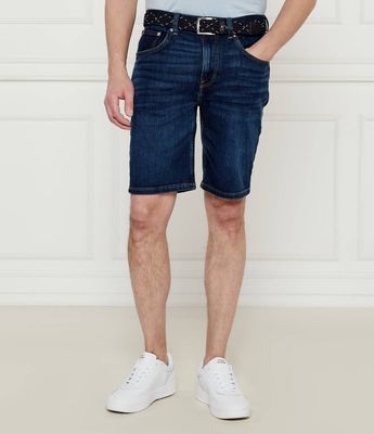 Spodenki męskie na lato casual Tommy Hilfiger ze sklepu: Gomez Fashion Store w kategorii: Spodenki męskie - zdjęcie 874714-BD9-10338_TH252M000105E47