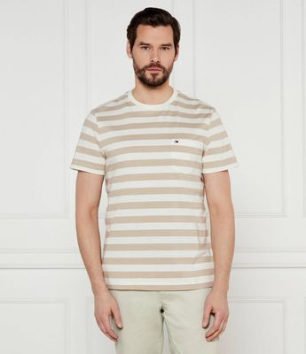 T-shirt męski casual wiosenny Tommy Hilfiger ze sklepu: Gomez Fashion Store w kategorii: T-shirty męskie - zdjęcie 874714-BD9-10338_TH252M000109F15