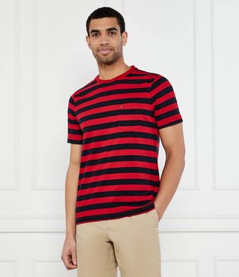 T-shirt męski casual Tommy Hilfiger ze sklepu: Gomez Fashion Store w kategorii: T-shirty męskie - zdjęcie 874714-BD9-10338_TH252M000109F28