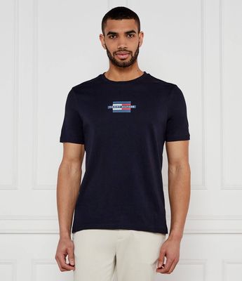 T-shirt męski casual Tommy Hilfiger ze sklepu: Gomez Fashion Store w kategorii: T-shirty męskie - zdjęcie 874714-BD9-10338_TH252M000118F23
