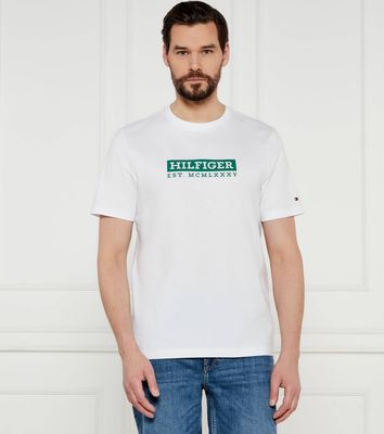 T-shirt męski w stylu młodzieżowym Tommy Hilfiger ze sklepu: Gomez Fashion Store w kategorii: T-shirty męskie - zdjęcie 874714-BD9-10338_TH252M000119D96