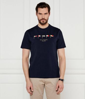 T-shirt męski na wiosnę Tommy Hilfiger ze sklepu: Gomez Fashion Store w kategorii: T-shirty męskie - zdjęcie 874714-BD9-10338_TH252M000154F23