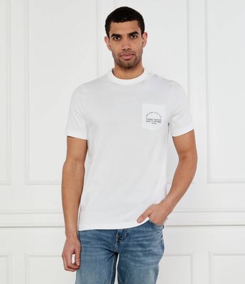 T-shirt męski casualowy Tommy Hilfiger ze sklepu: Gomez Fashion Store w kategorii: T-shirty męskie - zdjęcie 874714-BD9-10338_TH252M000155D96