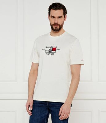 T-shirt męski Tommy Hilfiger ze sklepu: Gomez Fashion Store w kategorii: T-shirty męskie - zdjęcie 874714-BD9-10338_TH252M000156L35