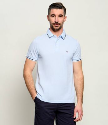 Tommy Hilfiger - T-shirt męski wiosenny casual ze sklepu: Gomez Fashion Store w kategorii: T-shirty męskie - zdjęcie 874714-BD9-10338_TH252M000172G36