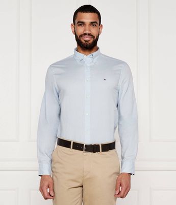 Koszula męska z kołnierzykiem button down Tommy Hilfiger ze sklepu: Gomez Fashion Store w kategorii: Koszule męskie - zdjęcie 874714-BD9-10338_TH252M000174G36