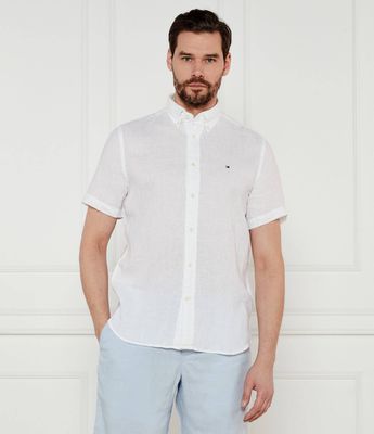 Koszula męska z kołnierzykiem button down Tommy Hilfiger ze sklepu: Gomez Fashion Store w kategorii: Koszule męskie - zdjęcie 874714-BD9-10338_TH252M000208H83