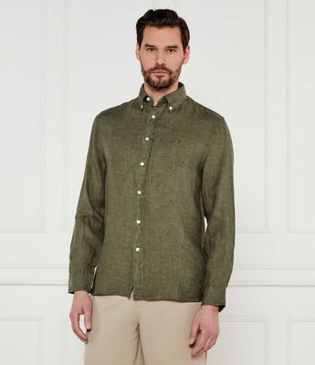 Koszula męska z kołnierzykiem button down Tommy Hilfiger ze sklepu: Gomez Fashion Store w kategorii: Koszule męskie - zdjęcie 874714-BD9-10338_TH252M000209O24