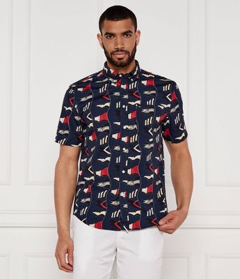 Koszula męska w stylu młodzieżowym Tommy Hilfiger ze sklepu: Gomez Fashion Store w kategorii: Koszule męskie - zdjęcie 874714-BD9-10338_TH252M000228J15