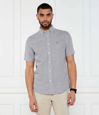 Koszula męska z kołnierzykiem button down Tommy Hilfiger ze sklepu: Gomez Fashion Store w kategorii: Koszule męskie - zdjęcie 874714-BD9-10338_TH252M000235E25