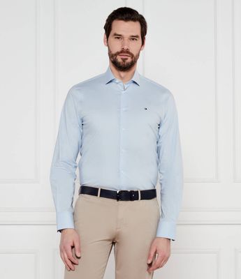 Koszula męska z klasycznym kołnierzykiem Tommy Hilfiger ze sklepu: Gomez Fashion Store w kategorii: Koszule męskie - zdjęcie 874714-BD9-10338_TH252M000242G36