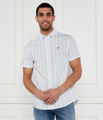 Koszula męska na wiosnę Tommy Jeans ze sklepu: Gomez Fashion Store w kategorii: Koszule męskie - zdjęcie 874714-BD9-10338_TM252M000054G08