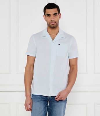 Koszula męska z klasycznym kołnierzykiem Tommy Jeans ze sklepu: Gomez Fashion Store w kategorii: Koszule męskie - zdjęcie 874714-BD9-10338_TM252M000055F88