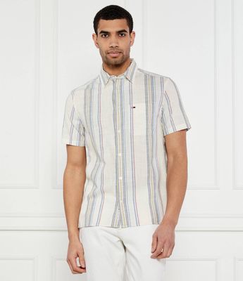 Koszula męska z klasycznym kołnierzykiem Tommy Jeans ze sklepu: Gomez Fashion Store w kategorii: Koszule męskie - zdjęcie 874714-BD9-10338_TM252M000058A13