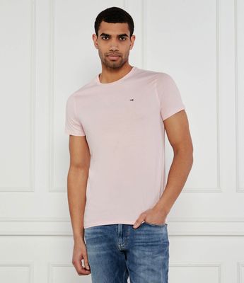 T-shirt męski na wiosnę casual Tommy Jeans ze sklepu: Gomez Fashion Store w kategorii: T-shirty męskie - zdjęcie 874714-BD9-10338_TM252M000077111