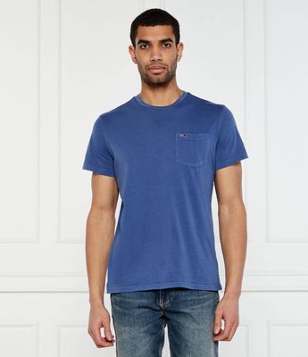 T-shirt męski casual na wiosnę Tommy Jeans ze sklepu: Gomez Fashion Store w kategorii: T-shirty męskie - zdjęcie 874714-BD9-10338_TM252M000080G10