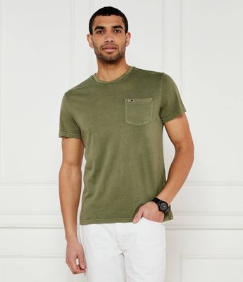 T-shirt męski na wiosnę Tommy Jeans ze sklepu: Gomez Fashion Store w kategorii: T-shirty męskie - zdjęcie 874714-BD9-10338_TM252M000080G09