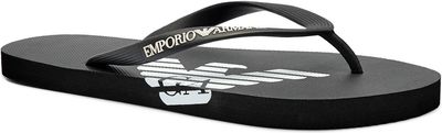 Klapki męskie letnie Emporio Armani ze sklepu: Gomez Fashion Store w kategorii: Klapki męskie - zdjęcie 874714-BD9-10338_EW242M000016211