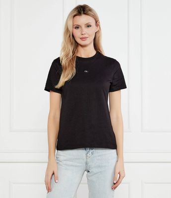 Bluzka damska casual Calvin Klein Jeans ze sklepu: Gomez Fashion Store w kategorii: Bluzki damskie - zdjęcie 874714-BD9-10338_CJ252W000107A81