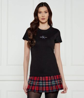 Bluzka damska casual Calvin Klein Jeans ze sklepu: Gomez Fashion Store w kategorii: Bluzki damskie - zdjęcie 874714-BD9-10338_CJ252W000111A81