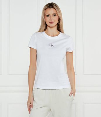 Bluzka damska wiosenna Calvin Klein Jeans ze sklepu: Gomez Fashion Store w kategorii: Bluzki damskie - zdjęcie 874714-BD9-10338_CJ252W000111C65