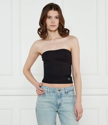Bluzka damska Calvin Klein Jeans ze sklepu: Gomez Fashion Store w kategorii: Bluzki damskie - zdjęcie 874714-BD9-10338_CJ252W000115A81