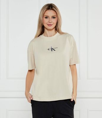 Bluzka damska na wiosnę Calvin Klein Jeans ze sklepu: Gomez Fashion Store w kategorii: Bluzki damskie - zdjęcie 874714-BD9-10338_CJ252W000119W79