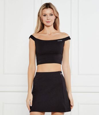 Bluzka damska wiosenna Calvin Klein Jeans ze sklepu: Gomez Fashion Store w kategorii: Bluzki damskie - zdjęcie 874714-BD9-10338_CJ252W000120A81