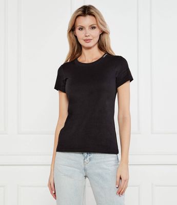 Calvin Klein Jeans - Bluzka damska casual ze sklepu: Gomez Fashion Store w kategorii: Bluzki damskie - zdjęcie 874714-BD9-10338_CJ252W000131A81