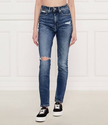 Calvin Klein Jeans - Jeansy damskie na wiosnę ze sklepu: Gomez Fashion Store w kategorii: Jeansy damskie - zdjęcie 874714-BD9-10338_CJ252W000135195