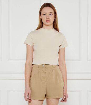 Bluzka damska na wiosnę Calvin Klein Jeans ze sklepu: Gomez Fashion Store w kategorii: Bluzki damskie - zdjęcie 874714-BD9-10338_CJ252W000144W79