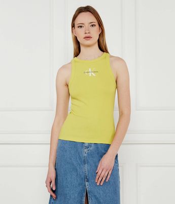 Bluzka damska na lato Calvin Klein Jeans ze sklepu: Gomez Fashion Store w kategorii: Bluzki damskie - zdjęcie 874714-BD9-10338_CJ252W000112W31