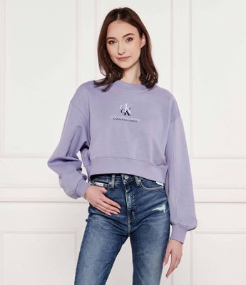 Bluza damska na jesień Calvin Klein Jeans ze sklepu: Gomez Fashion Store w kategorii: Bluzy damskie - zdjęcie 874714-BD9-10338_CJ252W000173W30
