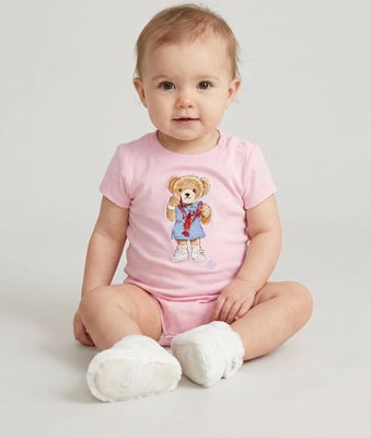 Body niemowlęce na lato Polo Ralph Lauren ze sklepu: Gomez Fashion Store w kategorii: Body niemowlęce