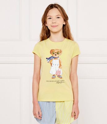 Bluzka dziewczęca na lato Polo Ralph Lauren ze sklepu: Gomez Fashion Store w kategorii: Bluzki dziewczęce