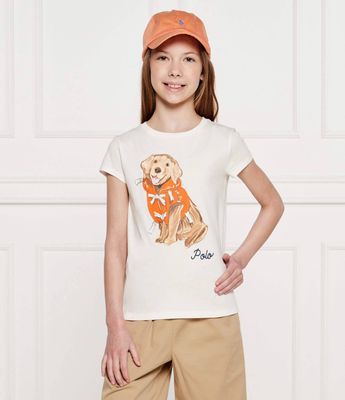 Bluzka dziewczęca na lato Polo Ralph Lauren ze sklepu: Gomez Fashion Store w kategorii: Bluzki dziewczęce