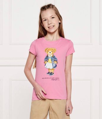 Polo Ralph Lauren - Bluzka dziewczęca na lato ze sklepu: Gomez Fashion Store w kategorii: Bluzki dziewczęce