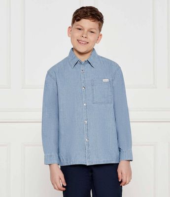 Koszula chłopięca wiosenna Calvin Klein Jeans ze sklepu: Gomez Fashion Store w kategorii: Koszule chłopięce
