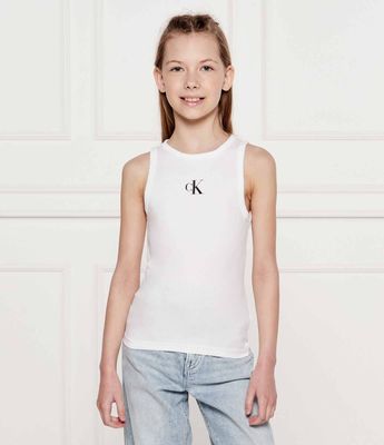 Bluzka dziewczęca na lato Calvin Klein Jeans ze sklepu: Gomez Fashion Store w kategorii: Bluzki dziewczęce
