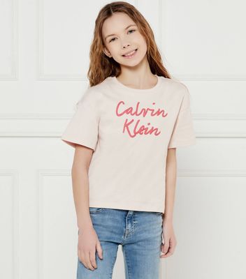Bluzka dziewczęca na lato Calvin Klein Jeans ze sklepu: Gomez Fashion Store w kategorii: Bluzki dziewczęce