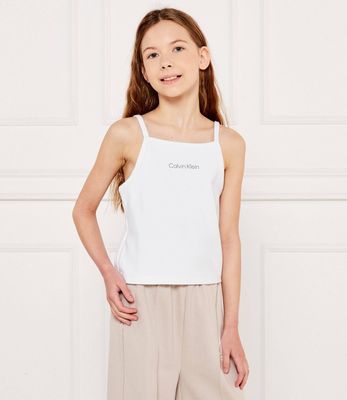 Bluzka dziewczęca na lato Calvin Klein Jeans ze sklepu: Gomez Fashion Store w kategorii: Bluzki dziewczęce