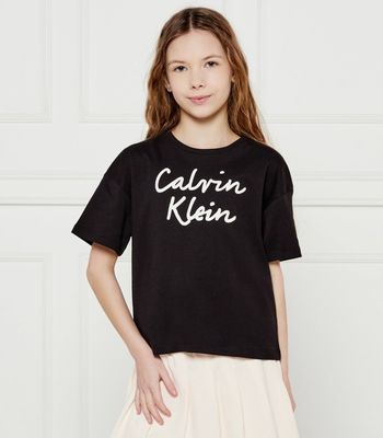 Calvin Klein Jeans - Bluzka dziewczęca na lato ze sklepu: Gomez Fashion Store w kategorii: Bluzki dziewczęce