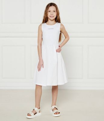 Sukienka dziewczęca na lato Calvin Klein Jeans ze sklepu: Gomez Fashion Store w kategorii: Sukienki dziewczęce