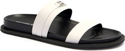 Klapki damskie na lato Michael Kors ze sklepu: Gomez Fashion Store w kategorii: Klapki damskie - zdjęcie 874714-BD9-10338_MK252W000088085