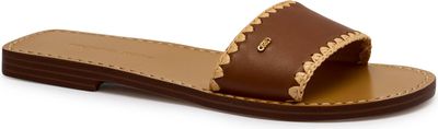 Klapki damskie na lato Michael Kors ze sklepu: Gomez Fashion Store w kategorii: Klapki damskie - zdjęcie 874714-BD9-10338_MK252W000106230