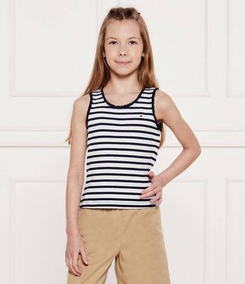 Bluzka dziewczęca na lato Tommy Hilfiger ze sklepu: Gomez Fashion Store w kategorii: Bluzki dziewczęce