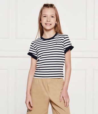 Bluzka dziewczęca na lato Tommy Hilfiger ze sklepu: Gomez Fashion Store w kategorii: Bluzki dziewczęce