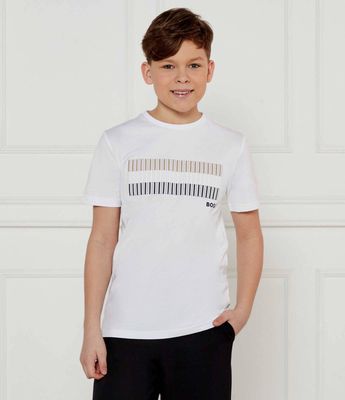 T-shirt chłopięce na lato BOSS Kidswear ze sklepu: Gomez Fashion Store w kategorii: T-shirty chłopięce
