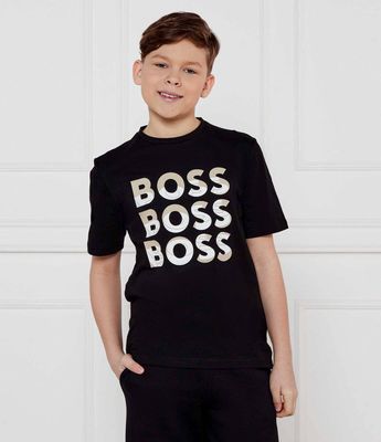 T-shirt chłopięce na lato BOSS Kidswear ze sklepu: Gomez Fashion Store w kategorii: T-shirty chłopięce